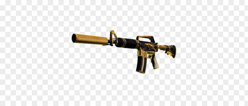 Counter-Strike: Global Offensive M4A1-S Boreal Forest M4 Carbine Golden Coil PNG