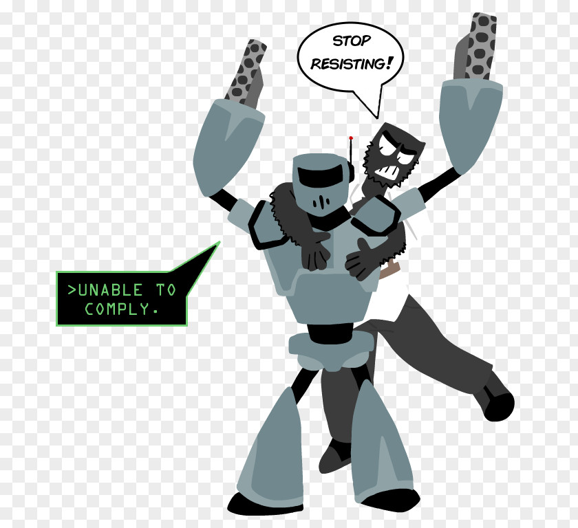 Evolution Robot Character PNG