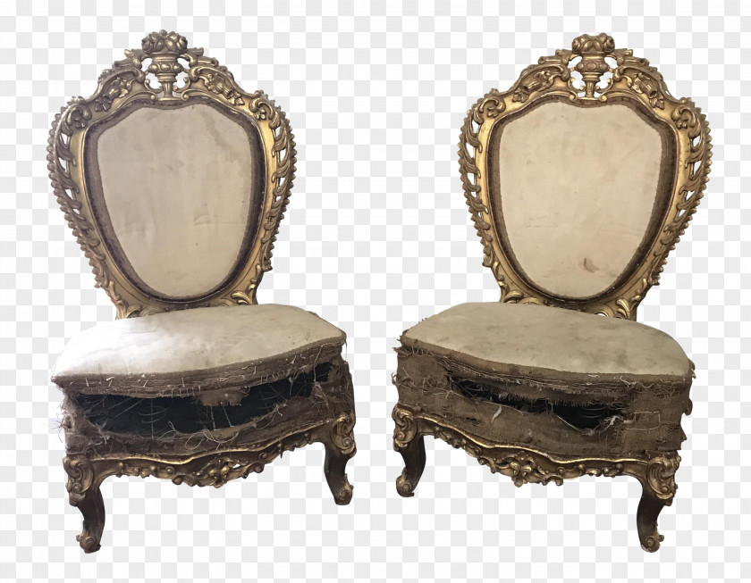 French Baroque Chair Oval M Antique Product Design PNG