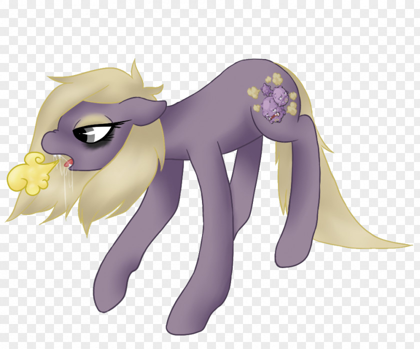 Painted Pie Safe Horse Cat Mammal Carnivores Purple PNG