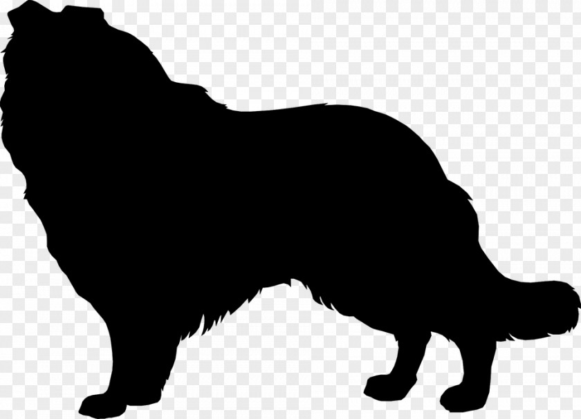 Silhouette Rough Collie Border Smooth Clip Art PNG