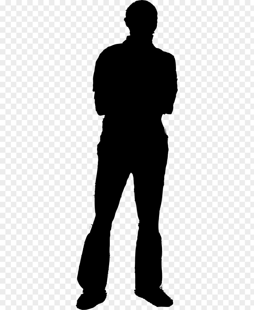 Silhouette Standing Homo Sapiens Clip Art PNG