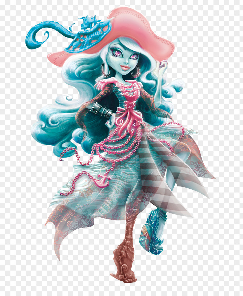 Doll Vandala Doubloons Monster High River Styxx Porter Geiss PNG