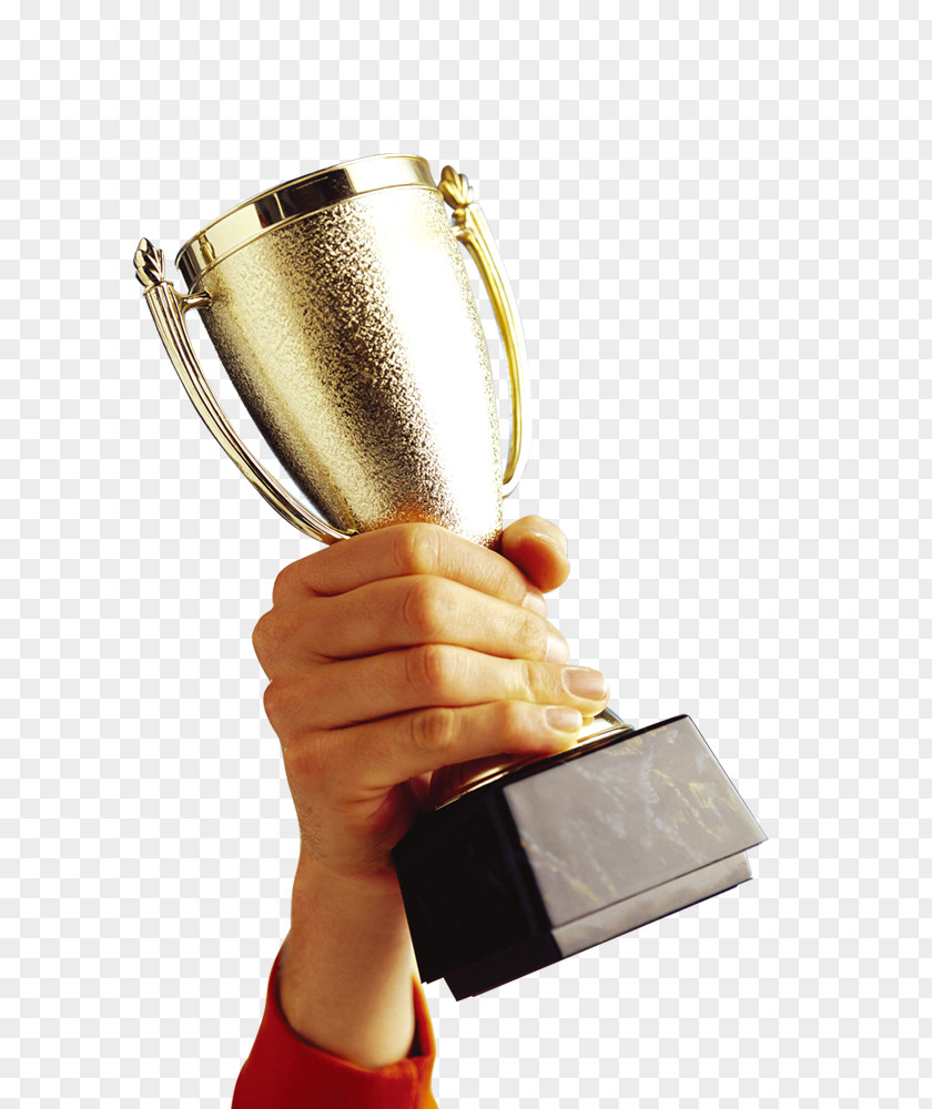 Holding A Trophy Stock Photography Award Competition PNG