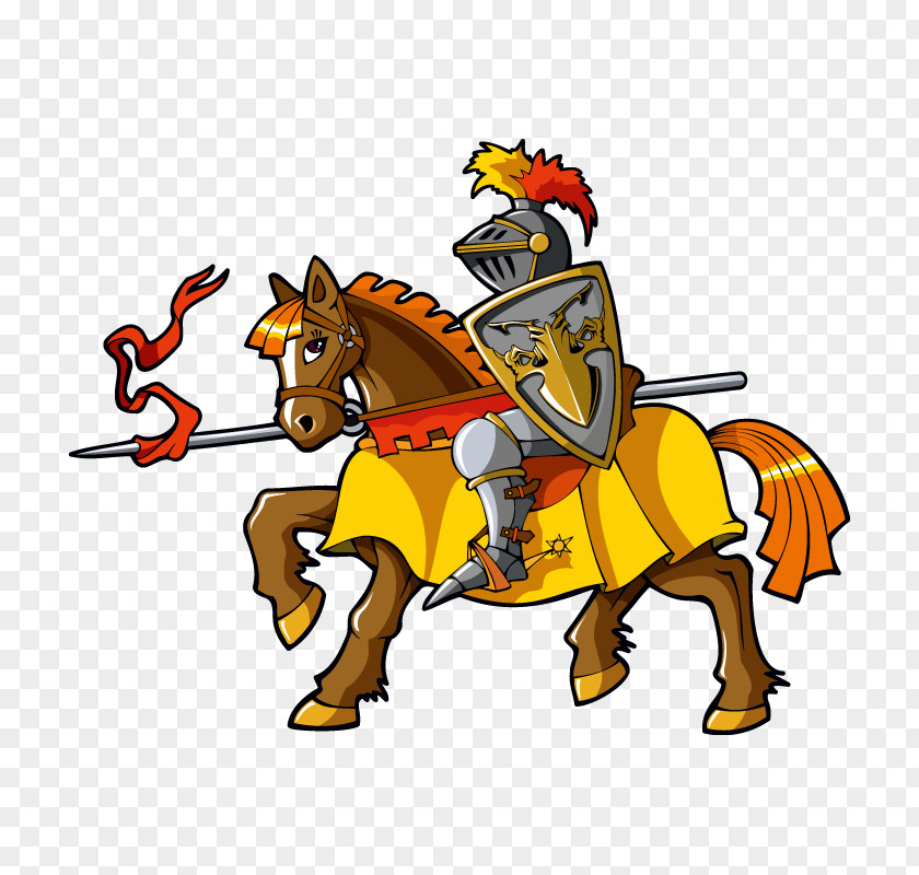 Knight Jousting Vector Graphics Clip Art Royalty-free PNG