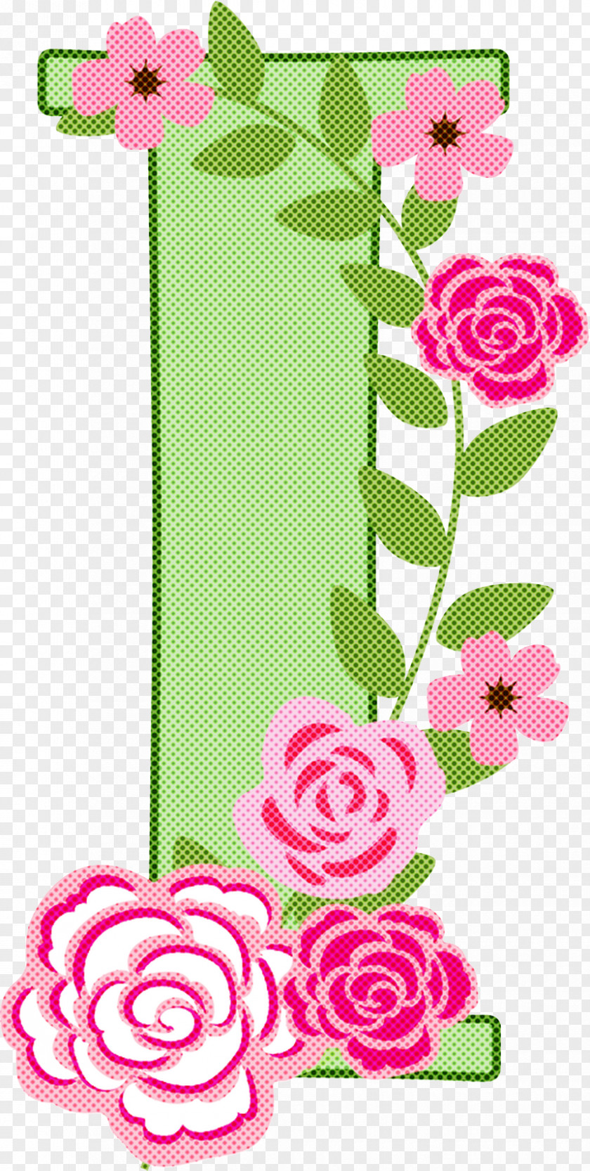 Plant Stem Floral Design PNG