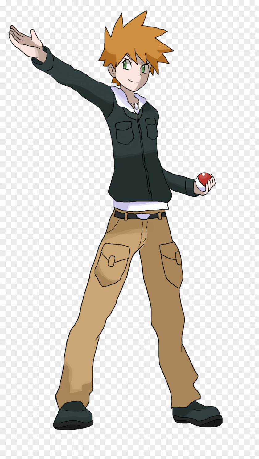 Pokémon Red And Blue Yellow Battle Revolution Trainer Gary Oak PNG