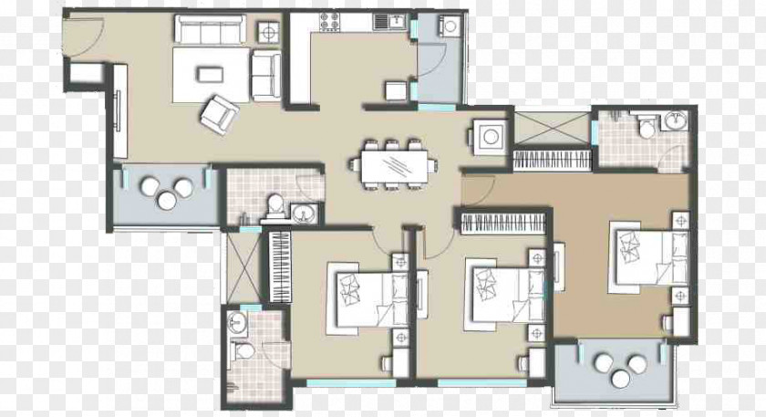 Sanitary Ware Plan Floor Isometric Projection PNG