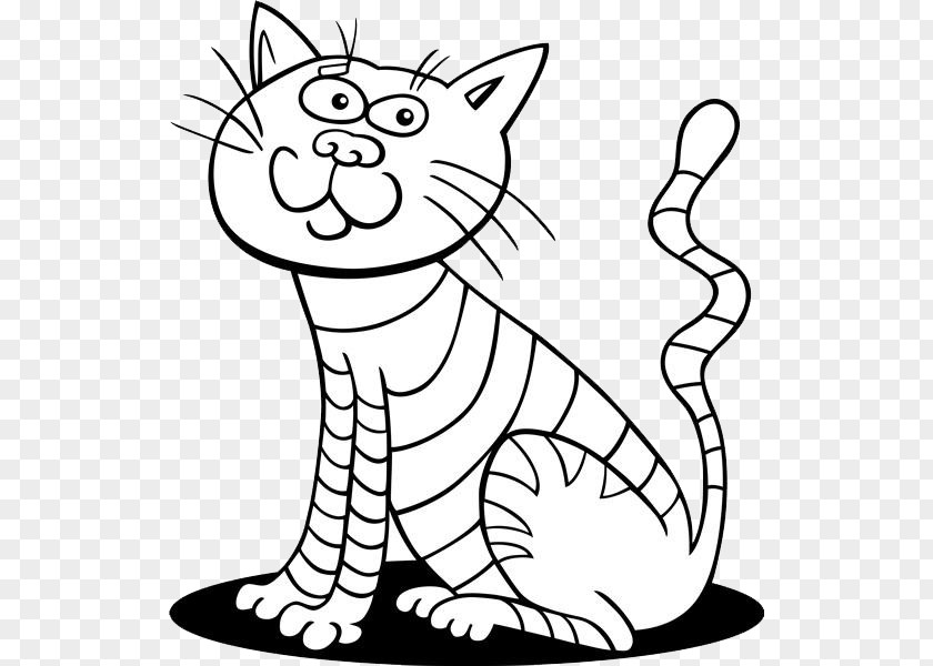 Striped Cat's Nose Russian Blue Kitten Drawing Coloring Book PNG