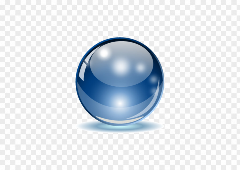 Blue Glass Balls Sphere Euclidean Vector PNG