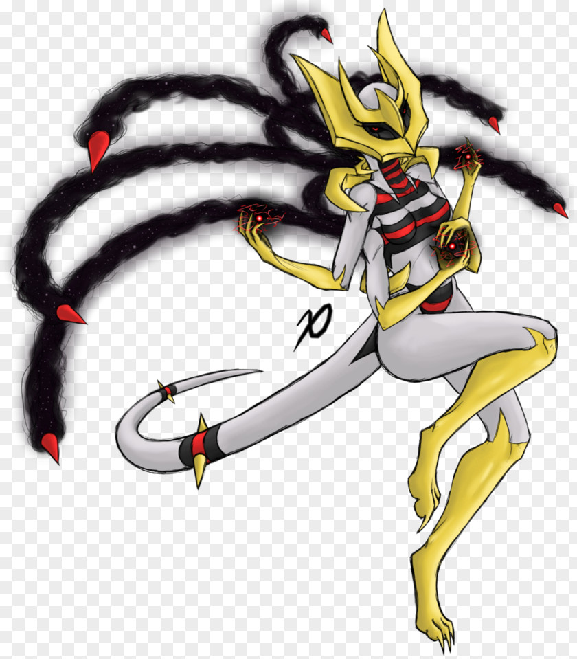 Human Form Giratina Pokémon Platinum Drawing Image PNG
