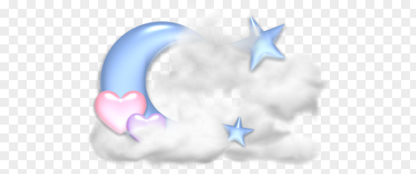 Love Clouds Moon Stars PNG clouds moon stars clipart PNG
