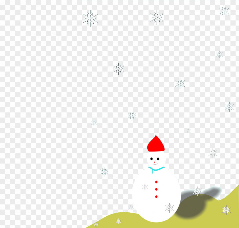 Snowman Snow Snowflake Christmas PNG