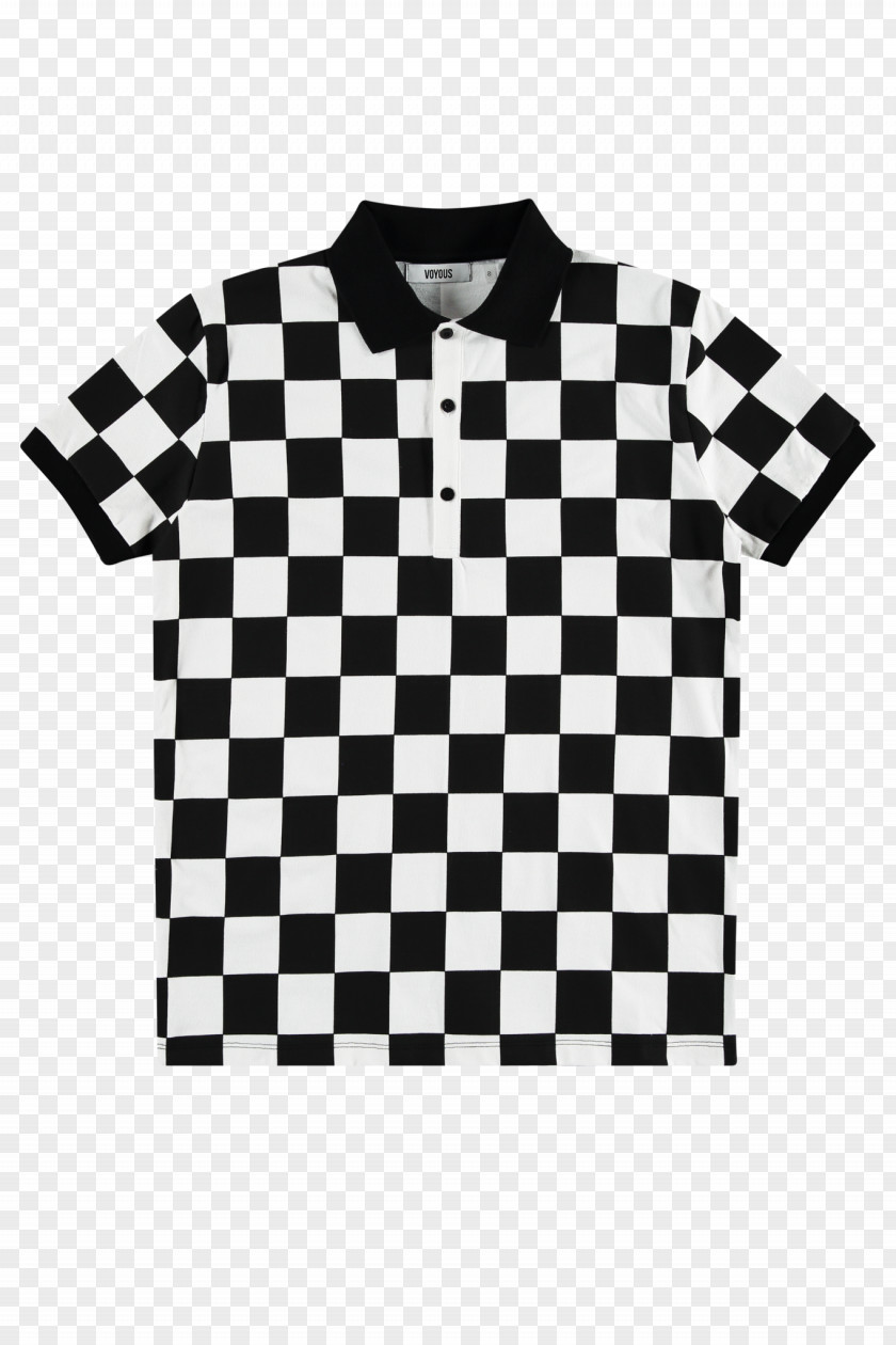 T-shirt Check Polo Shirt Draughts Clothing PNG