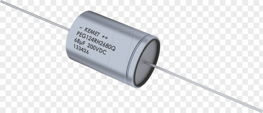 Aluminum Electrolytic Capacitor Through-hole Technology Electronics PNG