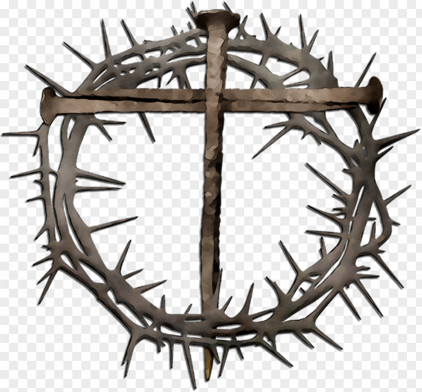 Crown Of Thorns Christianity Christian Cross Resurrection Jesus Clip Art PNG