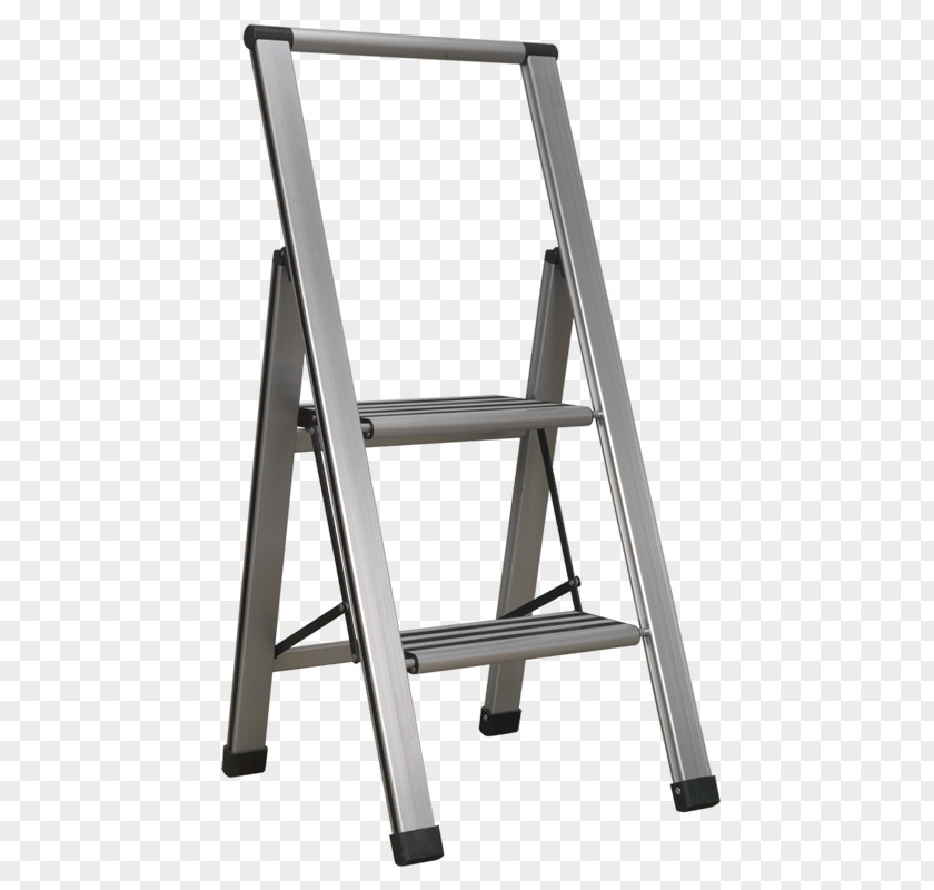 Ladder Stool Aluminium Stair Tread Metal PNG
