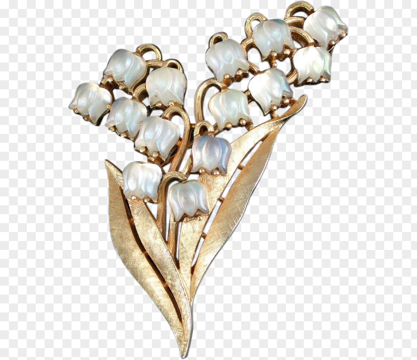Lily Of The Valley Brooch Necklace Body Jewellery Human PNG