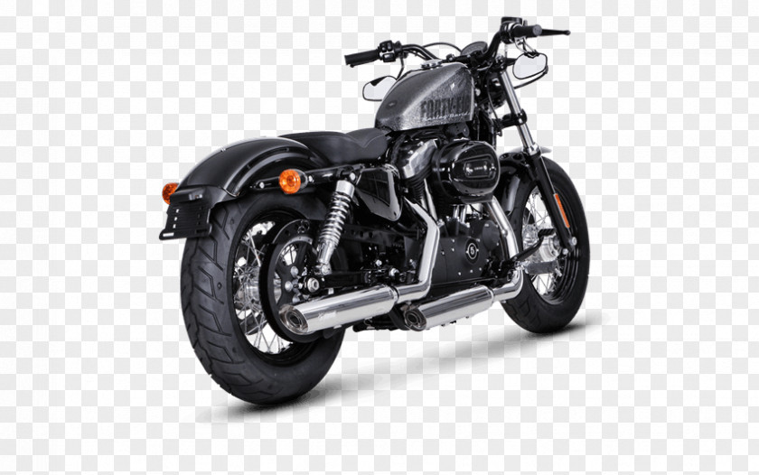 Motorcycle Exhaust System Tire Harley-Davidson Sportster Akrapovič Muffler PNG
