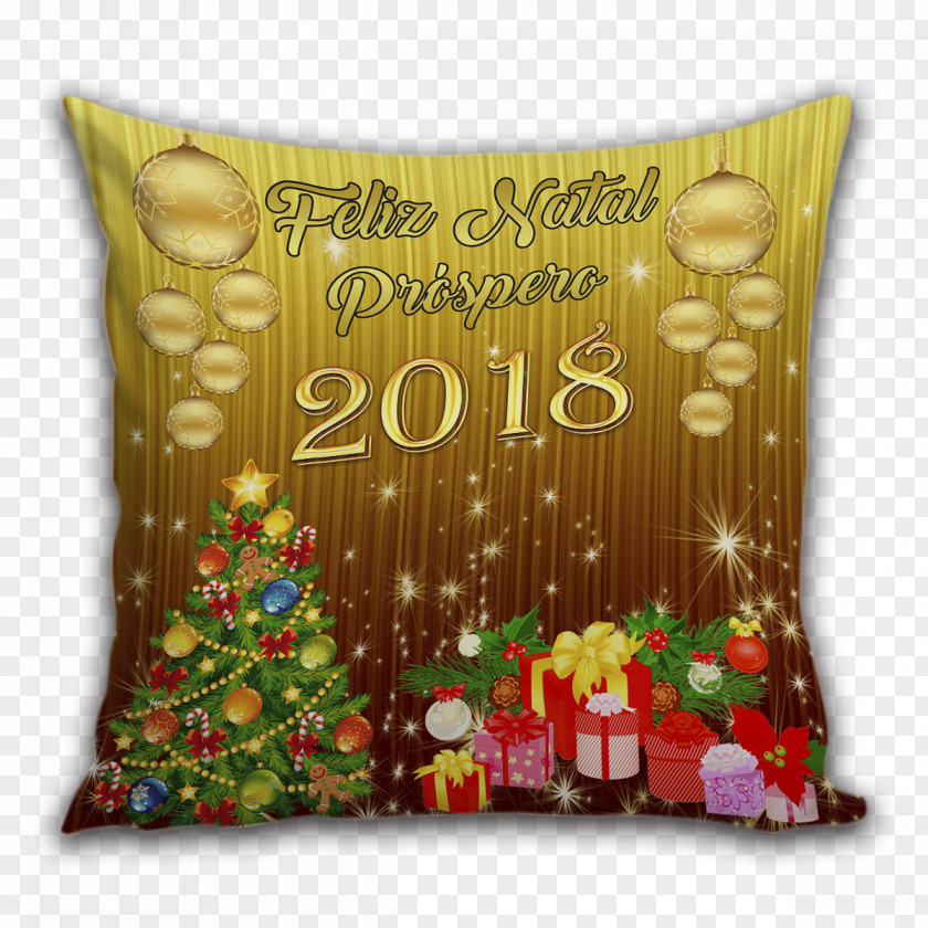 Stamp Mockup Christmas Ornament Cushion Pillow Azulejo PNG