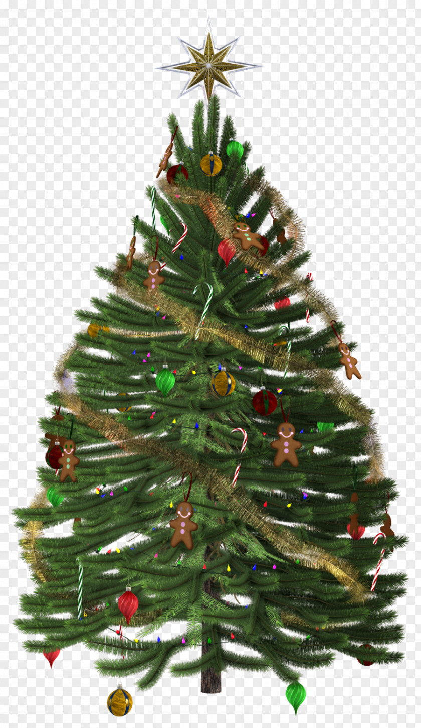 Christmas Tree Decoration In The Park Ornament PNG