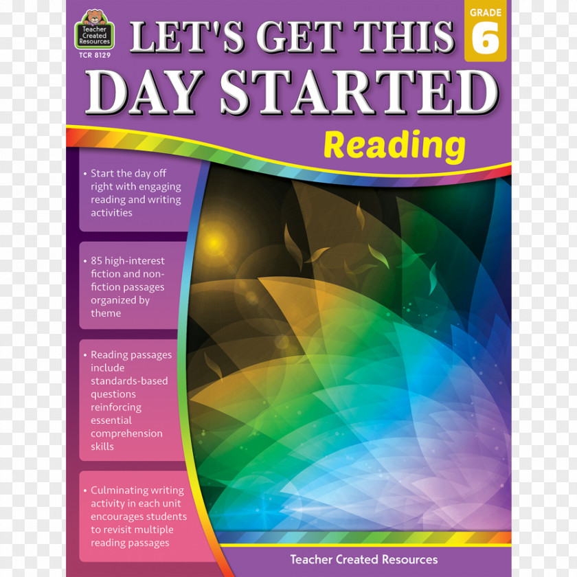 Let's Laugh Day Get This Started: Reading Grade 6 Paper Graphic Design PNG