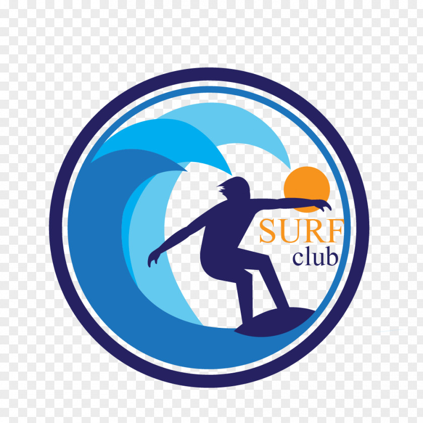 Recreational Surfing Label Euclidean Vector Wave Icon PNG