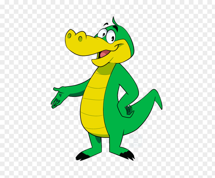 Vintage Tv Reptile Clip Art Amphibians Character Cartoon PNG