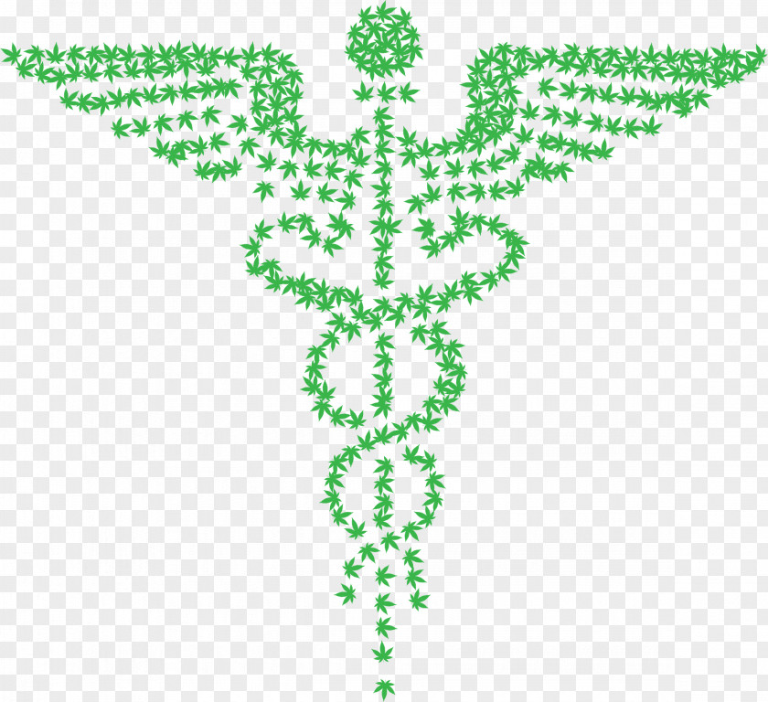 Weed Staff Of Hermes Caduceus As A Symbol Medicine Asclepius Medical Cannabis PNG