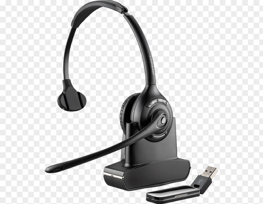 Headphones Xbox 360 Wireless Headset Plantronics Savi W410-M Mono 84007-01 PNG