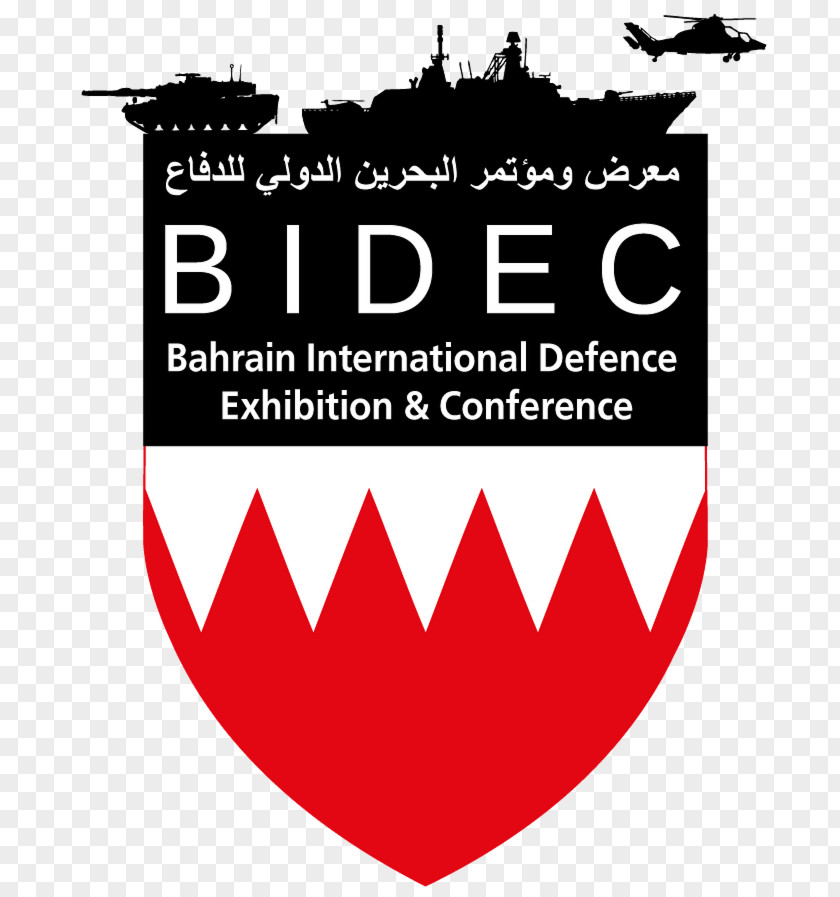 October 2019 BIDEC International Defence Exhibition Logo Bahrain Airport Military PNG