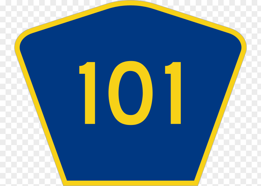 Original Highway 101 Traffic Sign United States Of America County Routes In California US PNG