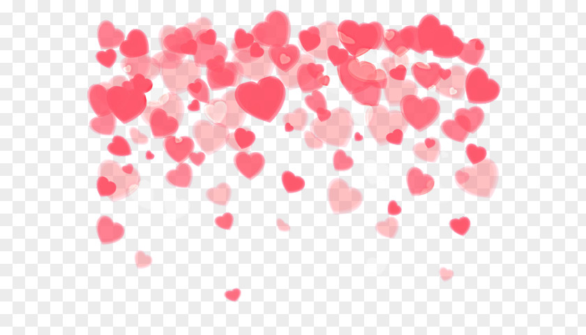 Petal Red Valentines Day Heart PNG