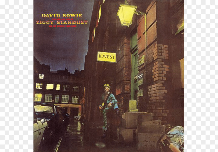 Ziggy Stardust And The Spiders From Mars Rise Fall Of Phonograph Record LP Hunky Dory PNG