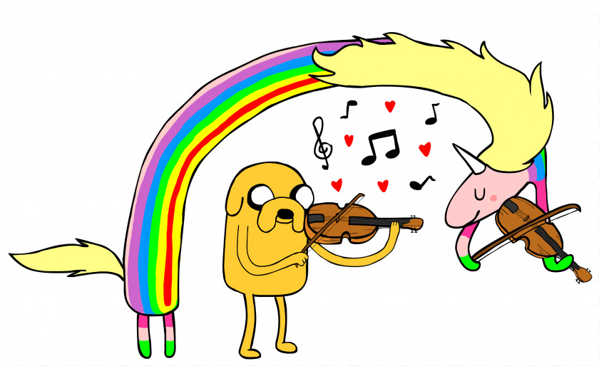 Adventure Time Jake The Dog Marceline Vampire Queen Lumpy Space Princess Viola Violin PNG
