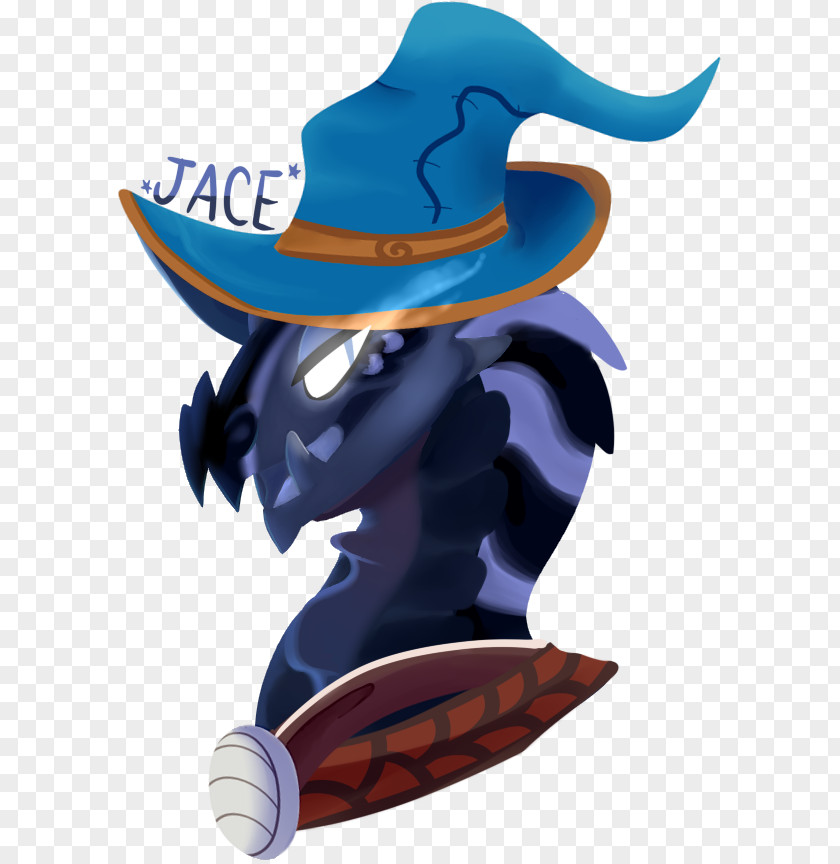 Sushi Watercolor Cowboy Hat Cobalt Blue Character Clip Art PNG