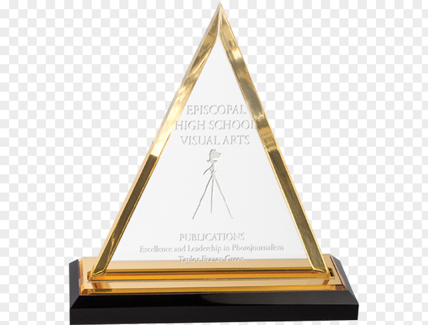 Trophy Gold Triangle PNG