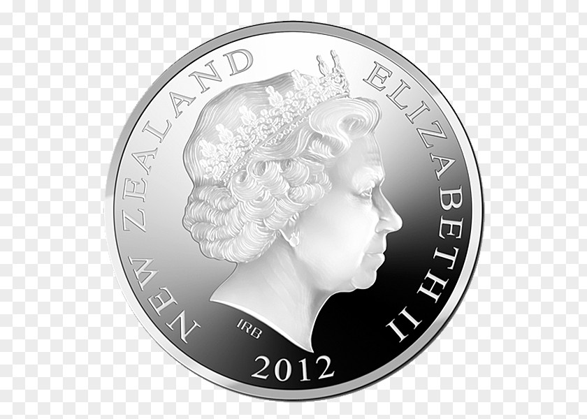 Coin New Zealand Dollar Perth Mint Silver PNG