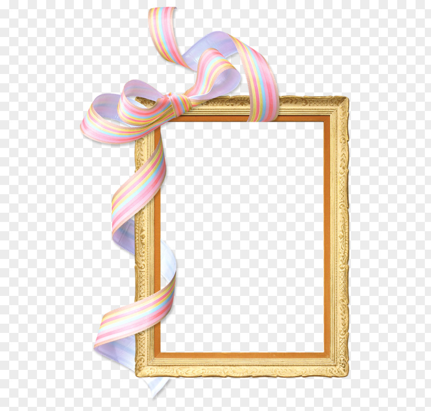 Gold Frame Picture PNG