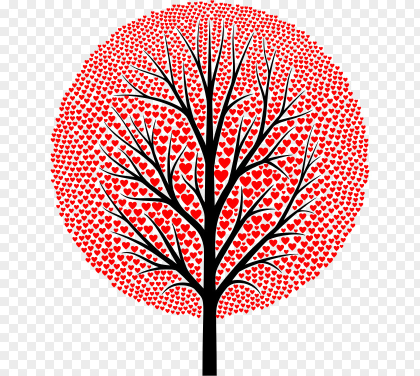 Heart Tree Clip Art PNG