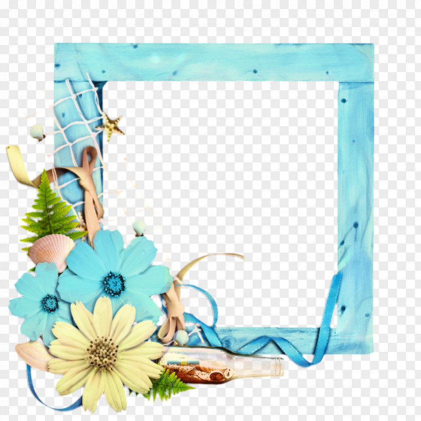 Wildflower Picture Frame Background Flowers PNG