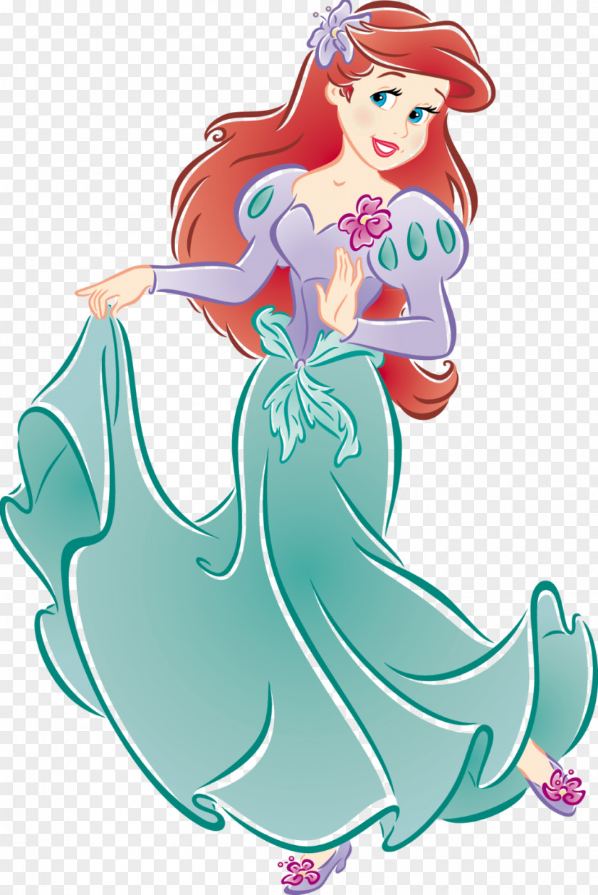 Belle Ariel Cinderella Princess Aurora The Little Mermaid PNG