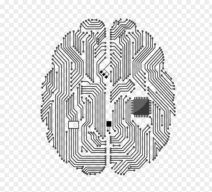 Brain Electronic Circuit Stock Photography Electronics Printed Boards Vector Graphics PNG
