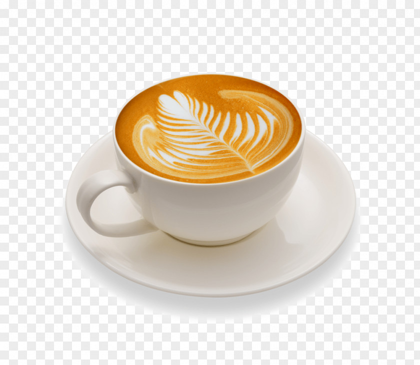 Coffee Latte Art White Drink PNG