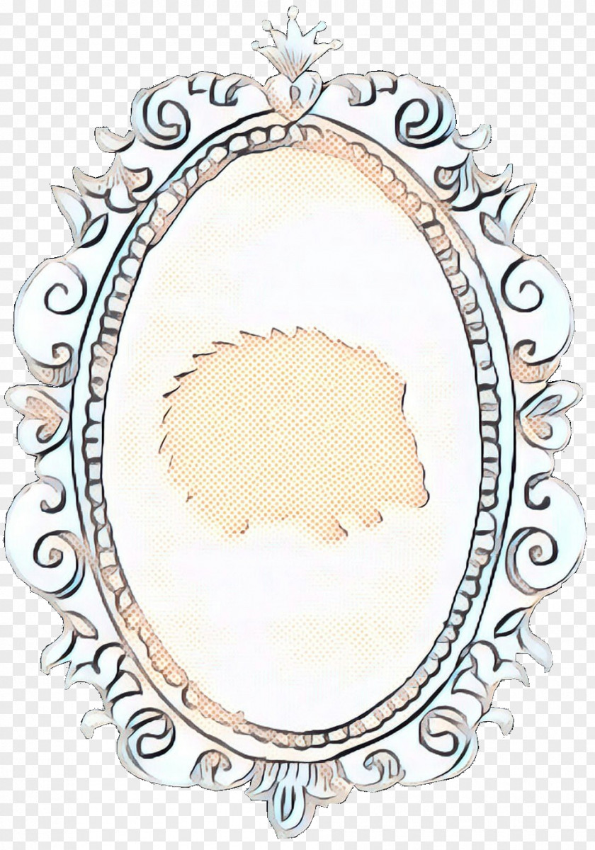 Oval Vintage Circle PNG