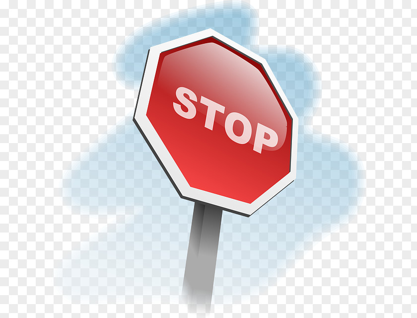 Sign Stop Traffic Cartoon Clip Art PNG
