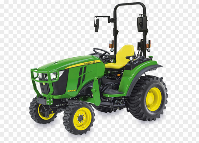 Tractor John Deere Rollover Protection Structure Mower PNG
