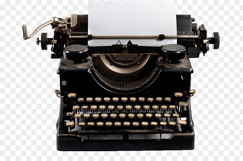 Typewriter Literature Writing Paper PNG