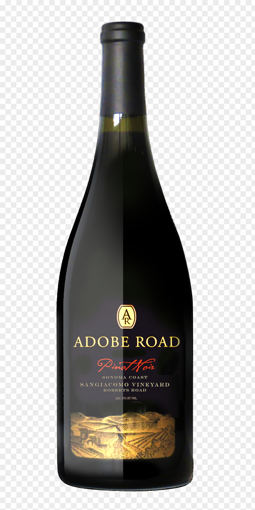 Wine Liqueur Pinot Noir Adobe Road Winery Sonoma Coast AVA PNG