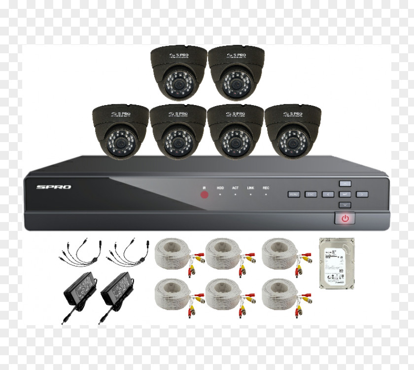 Cctv Camera Dvr Kit Digital Video Recorders Closed-circuit Television Network Recorder Analog High Definition PNG